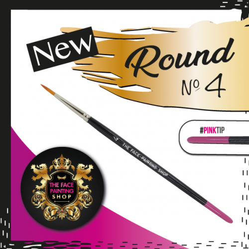 The Face Painting Shop Brush Round 4 (ROUND 4)
